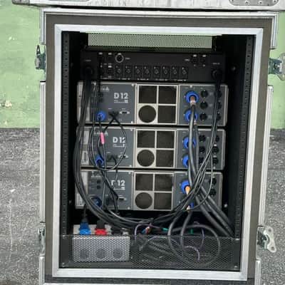 D&B Audiotechnik D12 Power Amp Rack PackageW/3 D12, Distro, Cables #1128 (THS) image 21