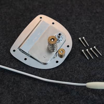 Fender MIJ Jaguar / Jazzmaster Tremolo Tailpiece and Tremolo Arm image 2