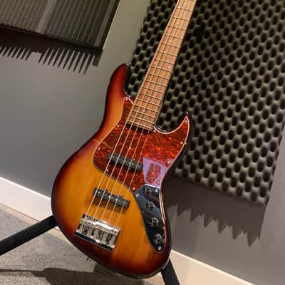 Sadowsky Metroline Vintage J bass 2020 - Vintage sunburst transparent Hugh Polish image 3