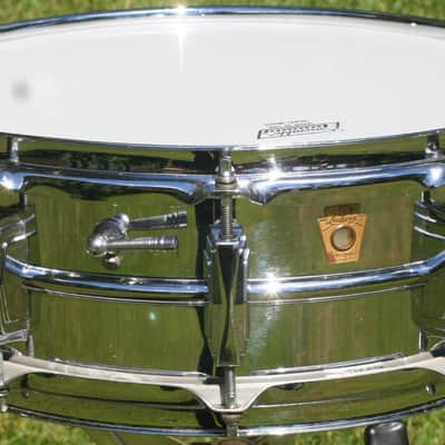 1966 Ludwig 5x14 Chrome Supraphonic 10-lug snare image 1