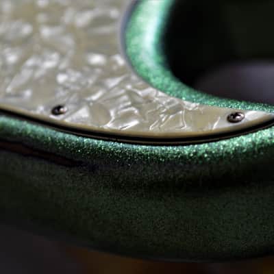 American Fender Stratocaster Relic Nitro Lime Squeezer Green Sparkle SSS-CS 54'S image 7