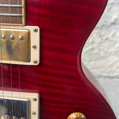 Gibson Les Paul Standard Double Cut Plus (24-fret) 2006 - Trans Red image 9