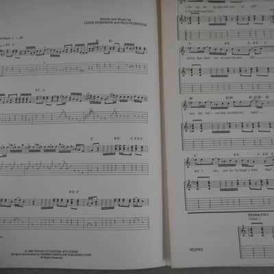 Vintage The Black Crowes "Remedy" Sheet Music 1992 image 3