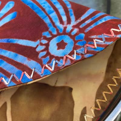 10" reversible Drum Bunny cotton drum cover - partial mute - dampener - compare to Big Fat Snare Drum Quesadilla, Drum Tortilla image 3