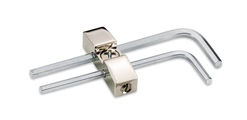 Schaller Germany Guitar Allen/Hex Key Wrench Holder with Wrenches, NICKEL image 1