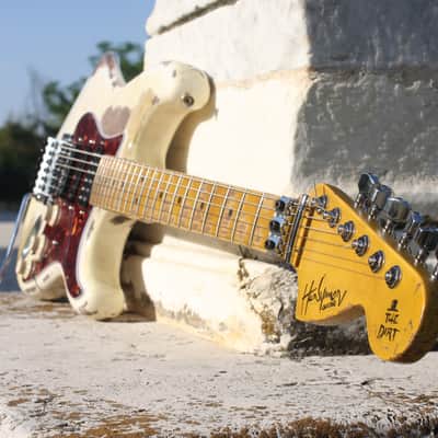 Handyman Mick Mars Stratocaster "The Dirt" 2019 Vintage white image 15