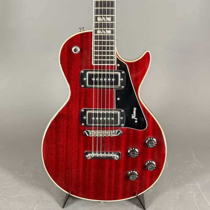 Framus Modell S 360 im LP- Style Bill Lawrence P-90s red VINTAGE inkl. Gigbag image 1