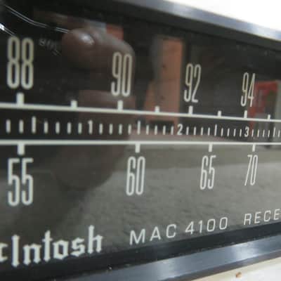 Vintage 1970s McIntosh Mac 4100 AM-FM Stereo Receiver 75-100W Wood Panel image 7