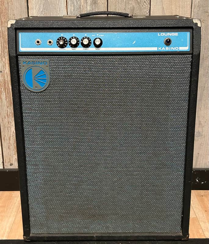 1970s Kasino Lounge 25 Watt Bass Combo Amp, Awesome Vintage Bass