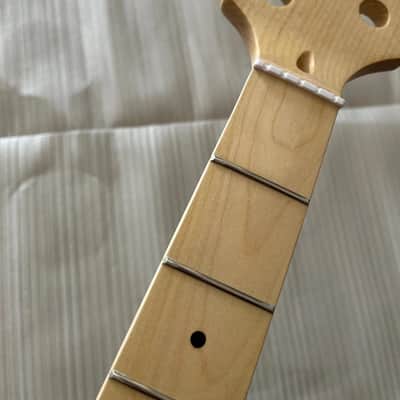 5 String 21 frets Electric Bass Guitar Neck With Maple Fretboard image 2