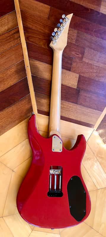 VINTAGE ORIGINAL 1980s Yamaha RGX 312 RED Left Handed Lefty