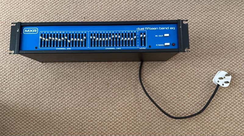 MXR Dual Fifteen Band EQ - Black Blue image 1