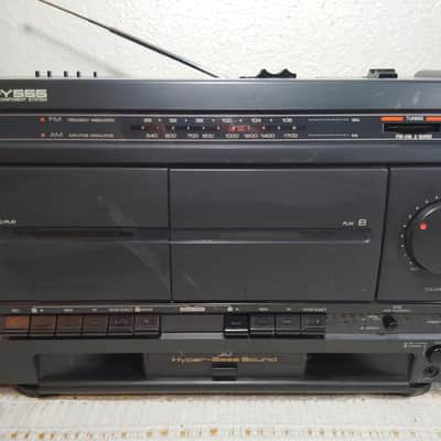 JVC PC-Y555 Dual Dubbing Tape Cassette Boombox 5 Band EQ Clean Tested Working image 2
