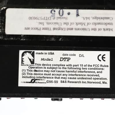 Mark of the Unicorn MOTU DTP Serial Digital Time Piece w/ Cables #45824 image 7