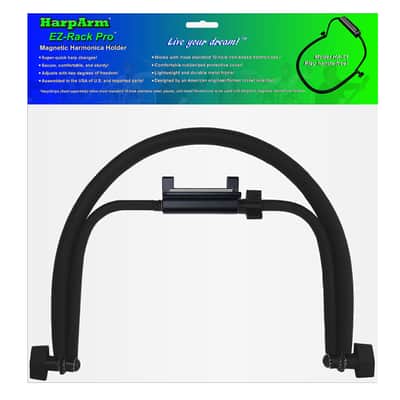 HarpArm® EZ-Rack Pro Super Magnetic Harmonica Holder (rack), LIFETIME. (Insta-change™) image 1