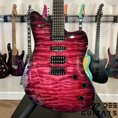 SMP Custom Shop Ichor Electric Guitar w/ Case-Red Quilt image 1