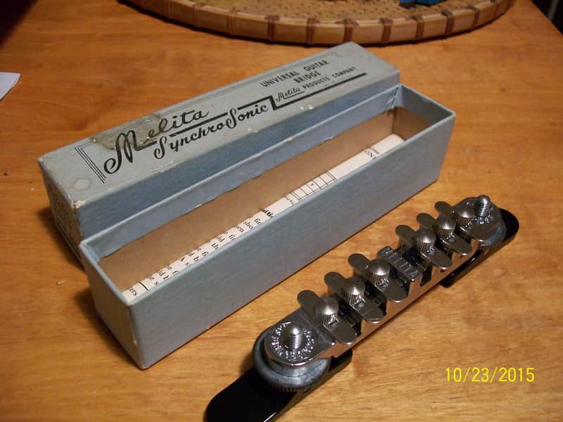 Gretsch Melita Synchro Sonic bridge 1950's in the box image 1