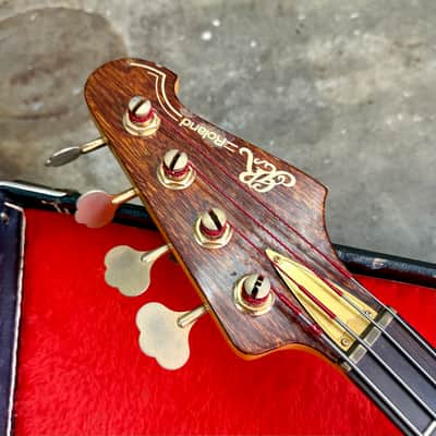 Roland G33B Bass Guitar synth controller 1980 - Walnut neck thru original vintage MIJ Japan Ibanez Fujigen analog synthesizer image 6