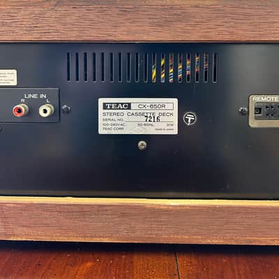 TEAC CX-650R 4Track 2 Channel Tape Recorder image 5