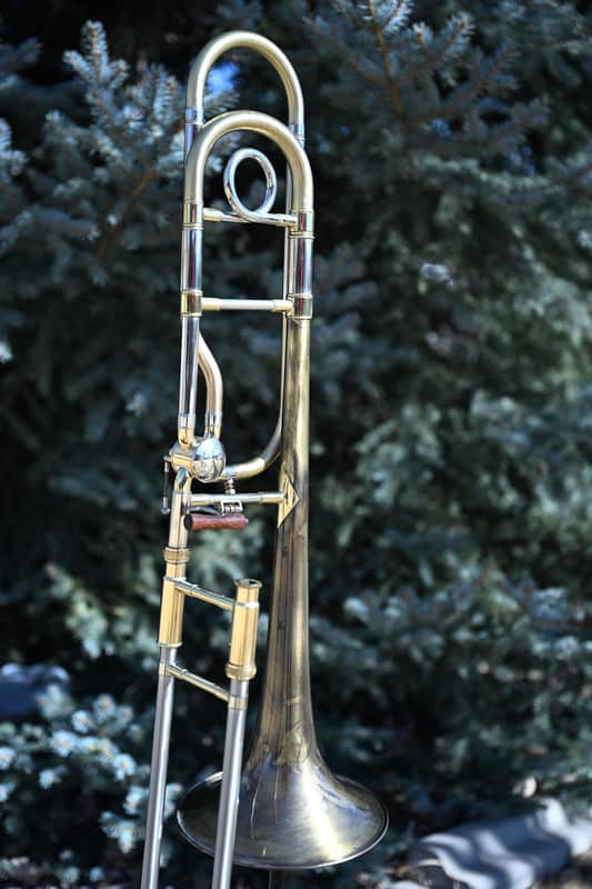 BAC Plaza Custom Trombone - Custom Engraving and Antique Lacquer image 1