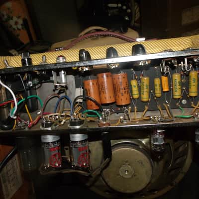 Vintage 1958 Fender Deluxe Amp 5E3 image 5