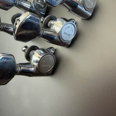 Ibanez Smooth tuners II 1980 complete with screws - Chrome image 5