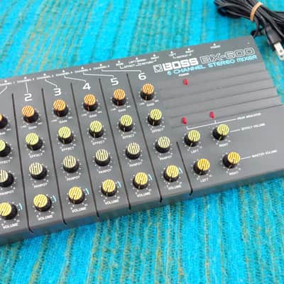 Boss BX-600 6 Channel Stereo Mixer - 80's Analog - K059 image 3