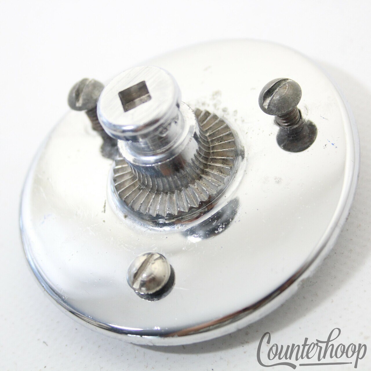 Premier 60s Tom Drum Mount Ratchet Chrome Elite UK Circle Plate 3-Hole Vintage* — main photograph