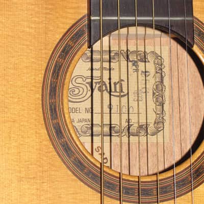Vintage S. Yairi Model 9100 Parlor Guitar, Natural, Made in Japan, Sweet! image 3