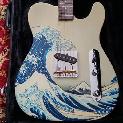 *NEW IN BOX* 2026 Fender Japan Art Canvas Esquire "The Great Wave Off Kanagawa" Hokusai - Limited Edition Fender Flagship Tokyo ONLY ! MIJ, JD26 image 6