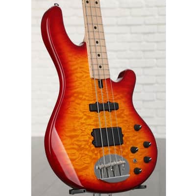 Lakland Skyline 44-02 Deluxe - Cherry Sunburst with Maple Fingerboard image 4