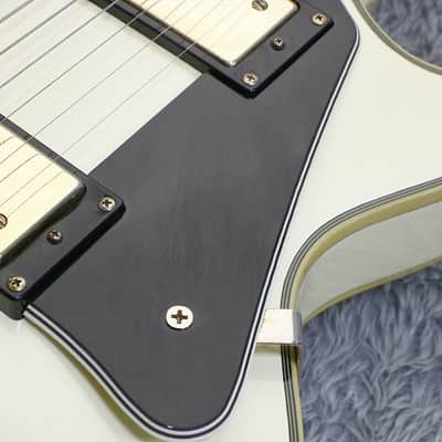 2008 made Epiphone CHINA Les Paul Custom Alpine White Qingdao Made in China image 5