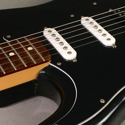 LEFTY! Vintage 1995 Fender Nirvana Tribute Stratocaster Black Heavy Relic Strat Guitar Seymour Duncan 7.3 Lb SSC image 16
