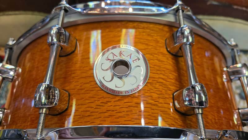 Sakae 14x5.5" Beech Snare Drum / SD1455BES image 1
