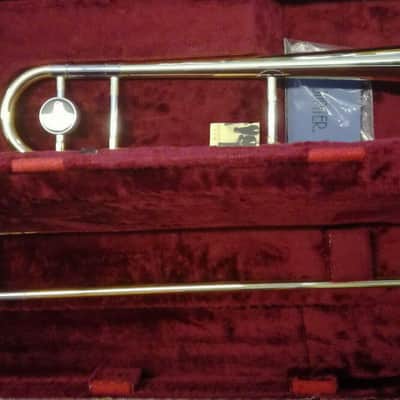 Jupiter JSL-532L Tenor Trombone/ POSAUNE 532 Bb, Goldmessing, +Mundstück +Koffer,kraftvoller SOUND image 3
