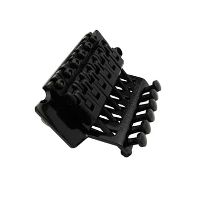 Musiclily Zinc Alloy Locking Tremolo Bridge System Set For Electric Guitar Parts,Black image 3