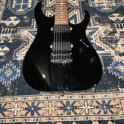2000 Ibanez Japan 7 String Rare RG7421 Wizard Neck FujiGen Black image 3
