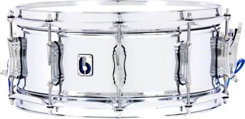 British Drum Co. BB-14-60-SN Bluebird Series Chrome Over Brass Snare. 6" x 14"
