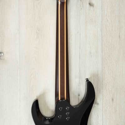 Legator X Series Ninja X7F Multi-Scale 7-String Guitar, Roasted Flame Maple Fretboard, Magma image 7