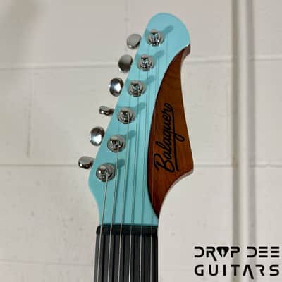 Balaguer 10th Anniversary Espada Classic Electric Guitar w/ Case - Sky Blue Gloss image 10