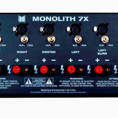Monolith Multi-Channel Power Amp - Black With 7x200 Watt per Ch image 2