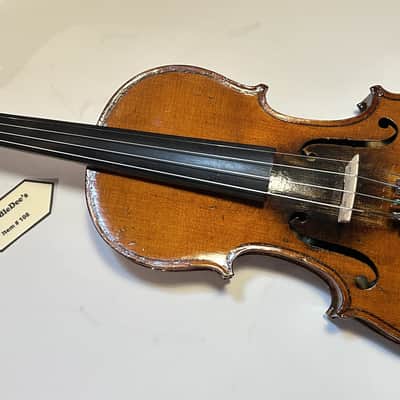 Vintage 4/4 Violin Henri Farny & Cie around 1920 - Varnished Maple & Spruce image 6