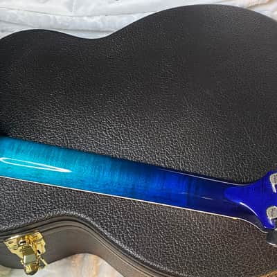 NEW ! Taylor 614ce Custom Acoustic-Electric Guitar - Natural Top - Blue Fade Back and Sides - AAAAA Flamed Maple - Authorized Dealer - G05925 - 4.9lbs image 9