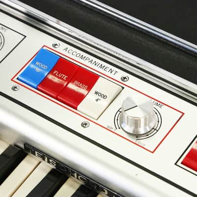 1960s Teisco Teischord GS - 100% Original, Super Rare with Expression Pedal & Sheet Music Stand! image 10