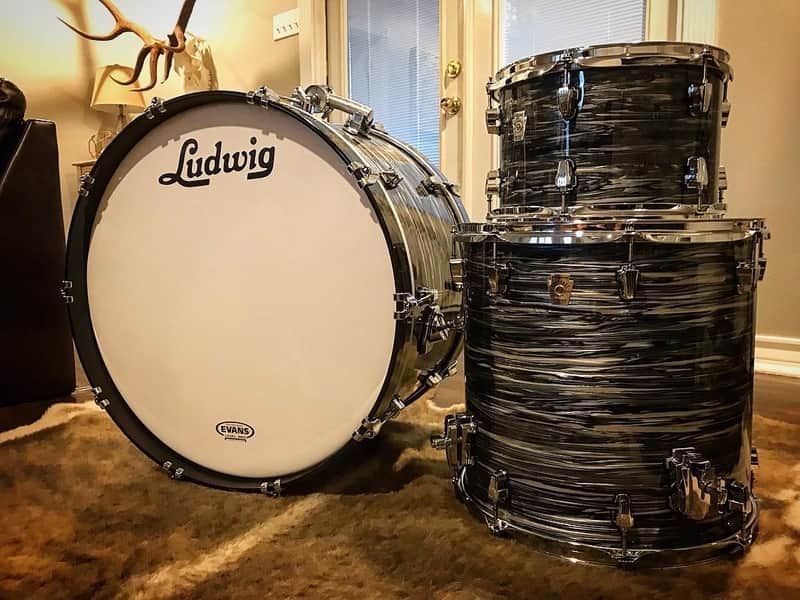 Ludwig Limited Edition Keystone All Stars 2011 Black Abalone Pearl image 1