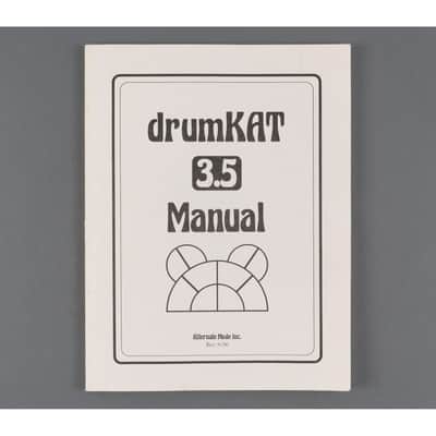 Alternate Mode drumKAT 3.5 Manual [USED] image 1