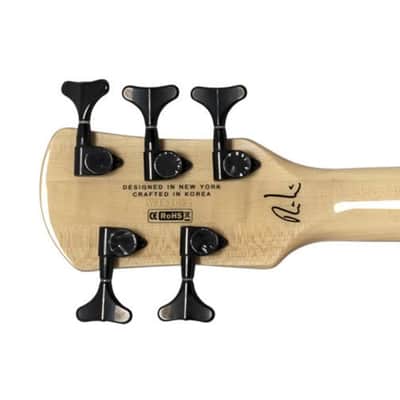 Spector NS-2000/5 Dan Briggs Signature Model 5-String Bass - Black/Walnut Stain image 8