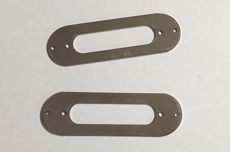 1971 1972 Gibson SG-200 ES-320 Metal Guitar Pickup Rings (2) RARE NOS image 1