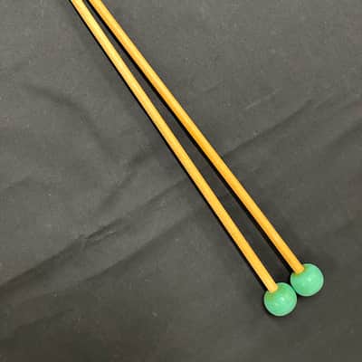 VINTAGE Mike Balter 4B Mallets, Medium Light Green Rubber, Birch-EXCELLENT #2 image 13
