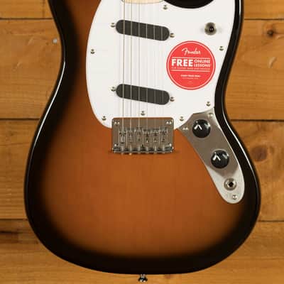 Squier Sonic Mustang - Maple - 2-Colour Sunburst image 1